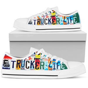 Trucker Life Low Top - Love Family & Home