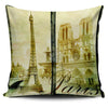 Paris France Eiffel Tower 18" Pillow Covers - Love Family & Home