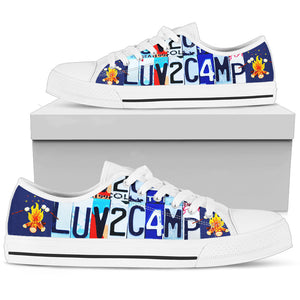 Luv 2 Camp - Low Top - Love Family & Home