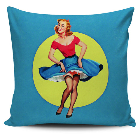 Image of Pinup Girl 18" Pillow Covers - Love Family & Home