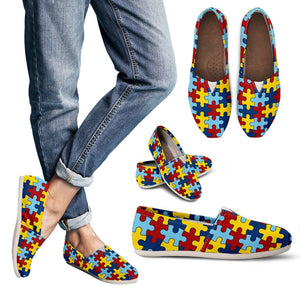 Ladies Casual Shoes Autism Awareness EXP - Love Family & Home