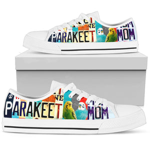 Women's Low Top Canvas Shoes For Parakeet Mom