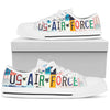 US Air Force Low Top Shoes - Love Family & Home