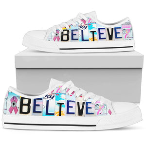 Believe Breast Cancer Awareness Shoes - Love Family & Home