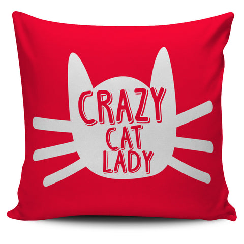 Image of Crazy Cat Lady 18" Pillow Cover - Love Family & Home