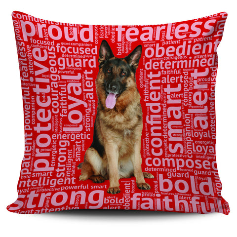 Image of German Shepherd 18 Pillowcase - Love Family & Home