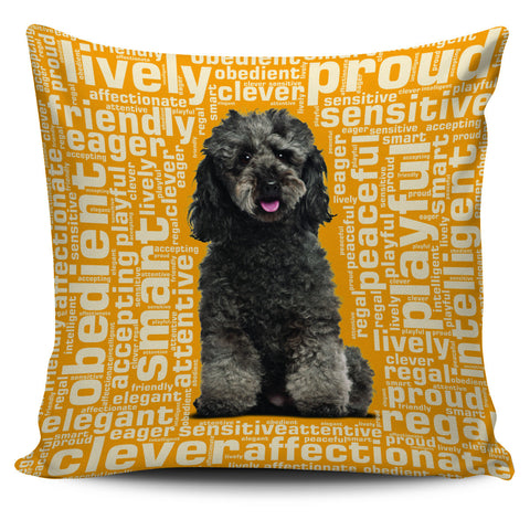 Image of Poodle 18" Pillow Cover - Love Family & Home