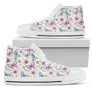Happy Butterfly Dance Women's High Top - Love Family & Home