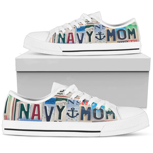 Navy Mom Low Top - Love Family & Home
