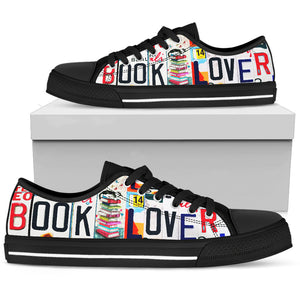 Book Lover - Low Top - Love Family & Home