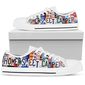 Home Sweet Camper Low Top Shoes - Love Family & Home