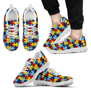Men's Running Shoes Autism Awareness EXP - Love Family & Home