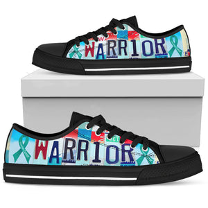 Ovarian Warrior Low Top Shoes - Love Family & Home