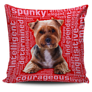 Yorkie 18" Pillow Cover - Love Family & Home
