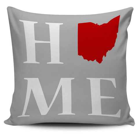 Image of Ohio State Home 18" Pillow Covers - Love Family & Home