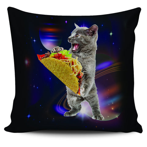 Image of Taco Cat In Space Pillow Case - 18 Inch - Love Family & Home