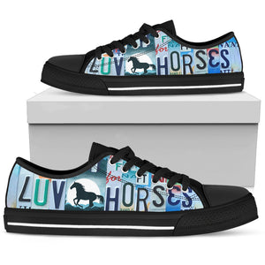 Love Horses Low Top Shoes - Love Family & Home