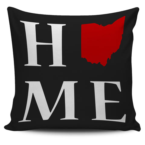 Image of Ohio State Home 18" Pillow Covers - Love Family & Home