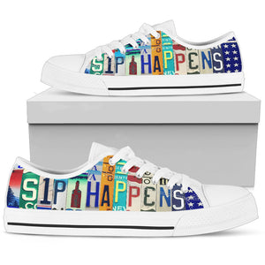 Sip Happens Low Top Shoes - Love Family & Home