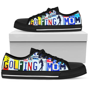 Golfing Mom - Low Top - Love Family & Home