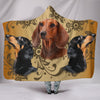 HOODED BLANKET - DACHSHUND LOVE - Love Family & Home