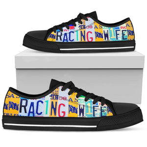 Racing Wife Low Top Shoes, Racing Shoes - Love Family & Home