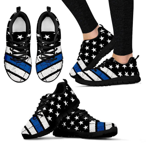 Thin Blue Line Sneakers Respect And Honor - EXP - Love Family & Home
