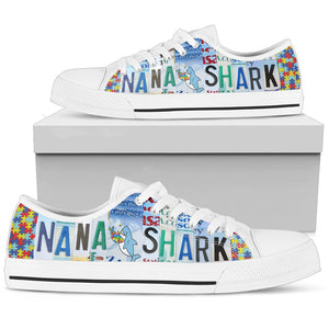 Nana Shark Low Top Shoes - Love Family & Home