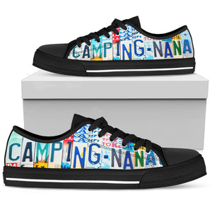 Camping Nana Low Top Shoes - Love Family & Home