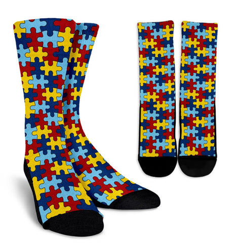 Image of Autism Awareness Socks - Love Family & Home