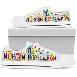 Women's Low Top Canvas Shoes For Morgan horse Mom