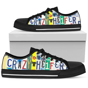 Crazy Heifer Low Top Shoes - Love Family & Home
