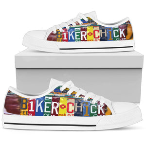 Biker Chick Low Top Shoes - Love Family & Home