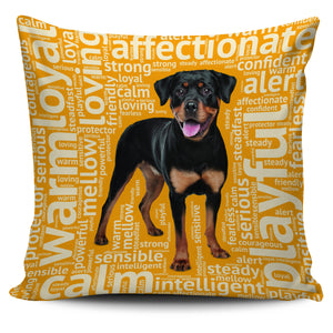 Rottweiler 18" Pillow Cover - Love Family & Home