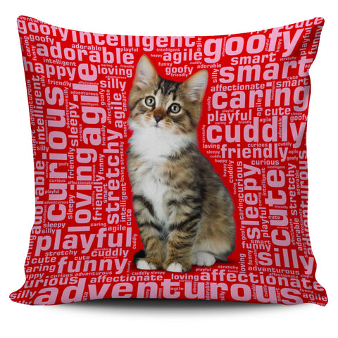 Cute Kitten 18" Pillow Covers - Love Family & Home