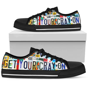 Get Your Cray On Low Top Shoes - Love Family & Home