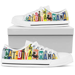 Cat Diva Mama Low Top Shoes - Love Family & Home
