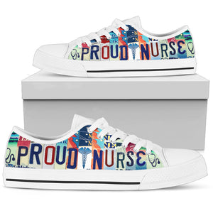 Proud Nurse Women's Low-Top Shoes - Love Family & Home