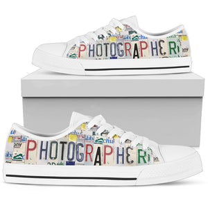 Photographer Low Top Shoes - Love Family & Home