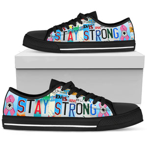 Stay Strong Low Top Shoe - Love Family & Home