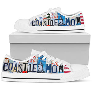 Coastie Mom Low Top Shoes - Love Family & Home