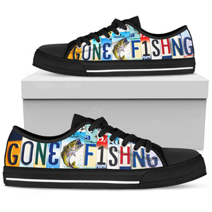 Gone Fishing Low Top Shoe - Love Family & Home