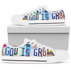 God Is Gr8 Low Top Shoes - Love Family & Home