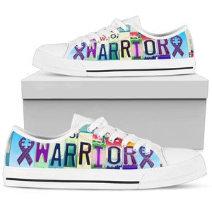 Alzheimer Warrior Women's Low-Top Shoes - Love Family & Home
