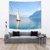 TAPESTRY SAILBOAT ON MOUNTAIN LAKE - Love Family & Home