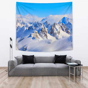 Image of TAPESTRY MOUNTAINS BLUE SKY - Love Family & Home