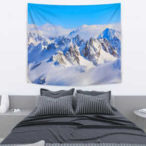 TAPESTRY MOUNTAINS BLUE SKY - Love Family & Home