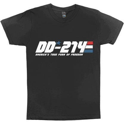 DD-214 America's True Form Of Freedom T-Shirt Military Veteran Shirt Small