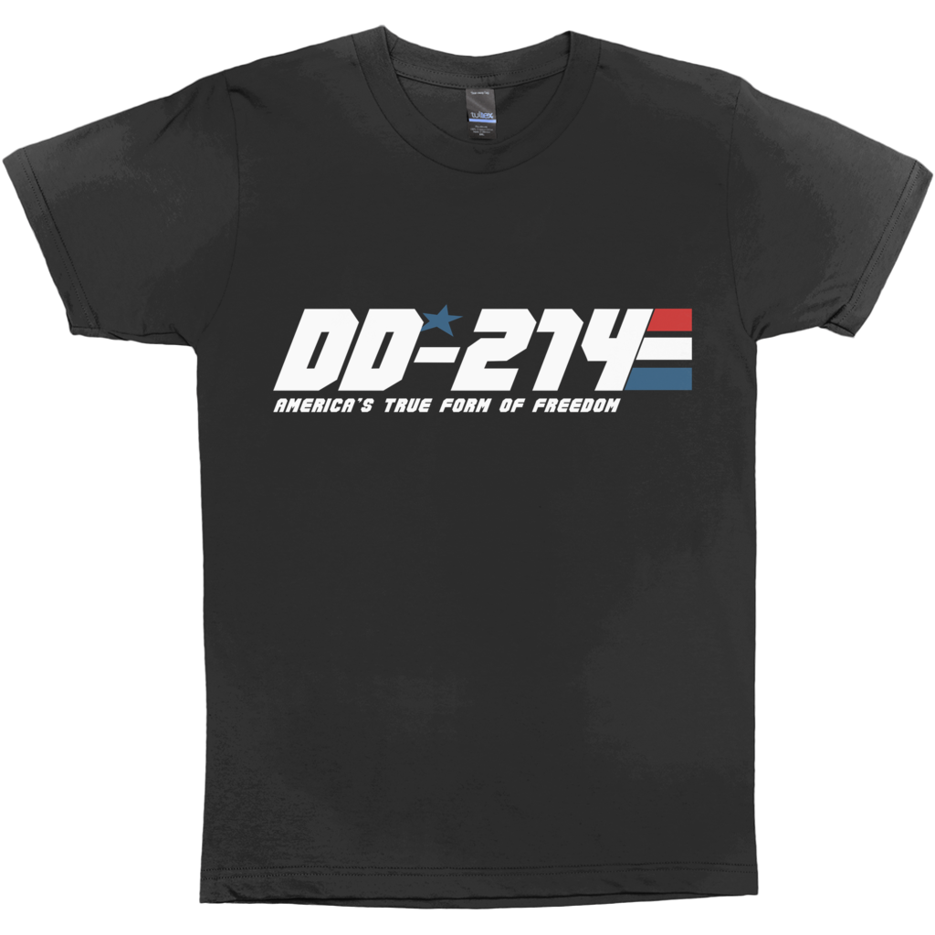 DD-214 America's True Form Of Freedom T-Shirt Military Veteran Shirt Medium