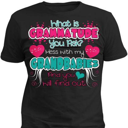 Grammatude T-Shirt & Apparel Standard Fit T Black